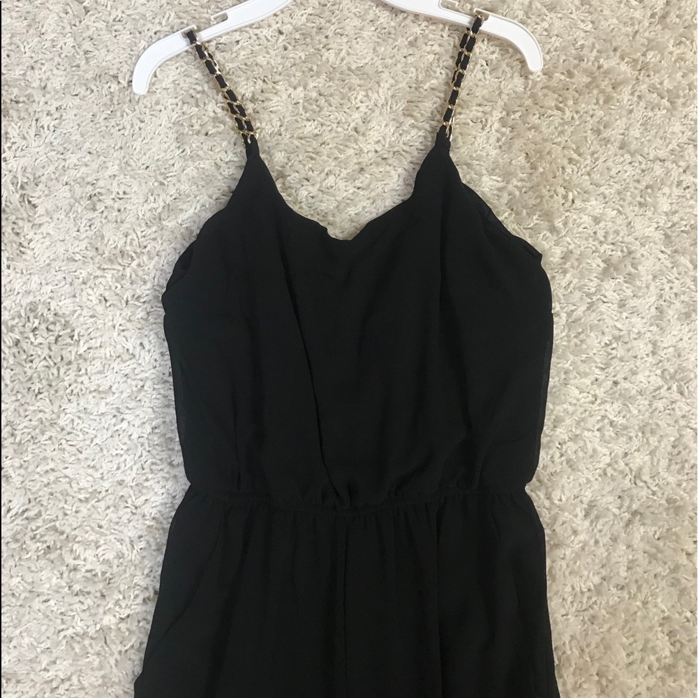 black jumpsuit
